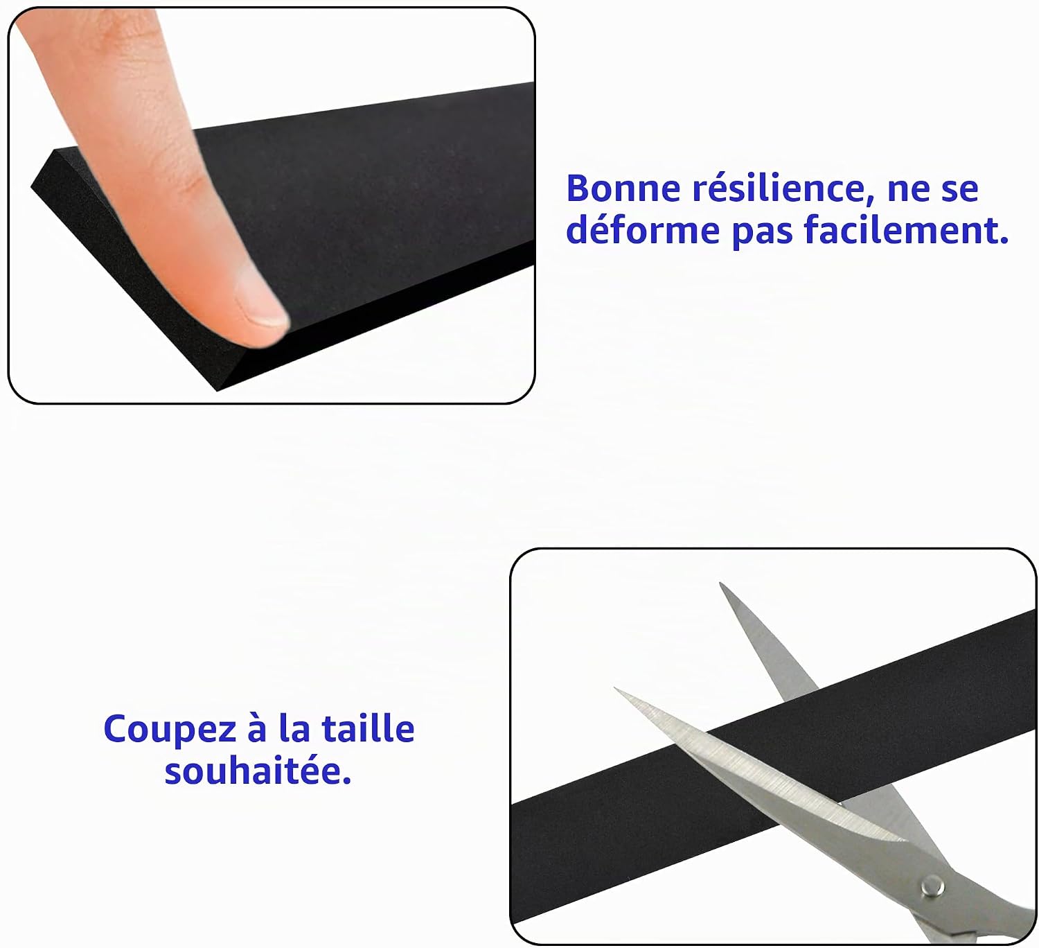 Detalle 2 de Zayejod Foam Tape schuimrubberen afdichtingsband, 50 mm breed, 3 mm dik, 5 m