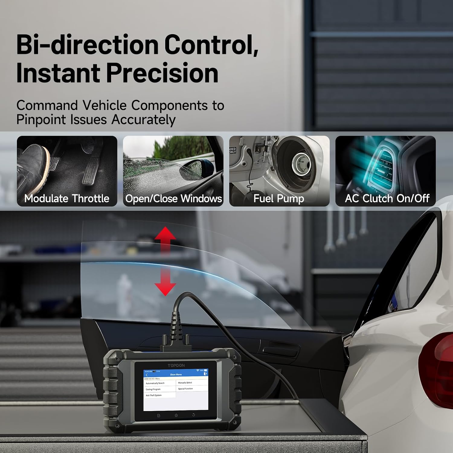 Detalle de TOPDON ArtiDiag EU-BBA OBD2 Scanner 4-inch