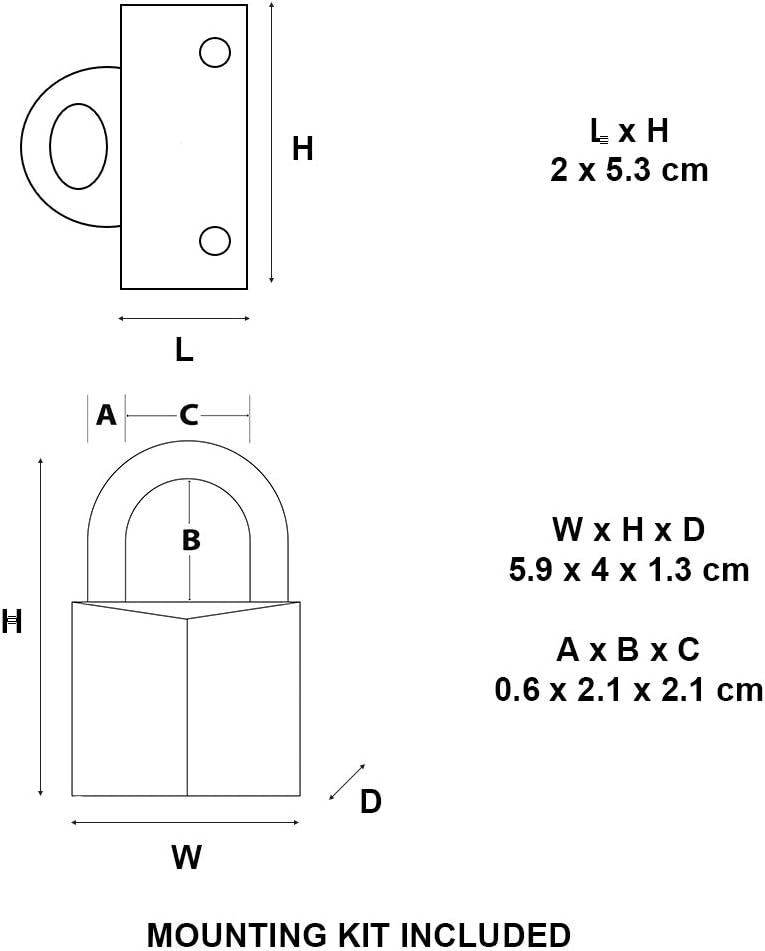 Thumbnail 3 de Master Lock 914060REURD : pack comprenant des œillets droits et une chaîne à clé argent
