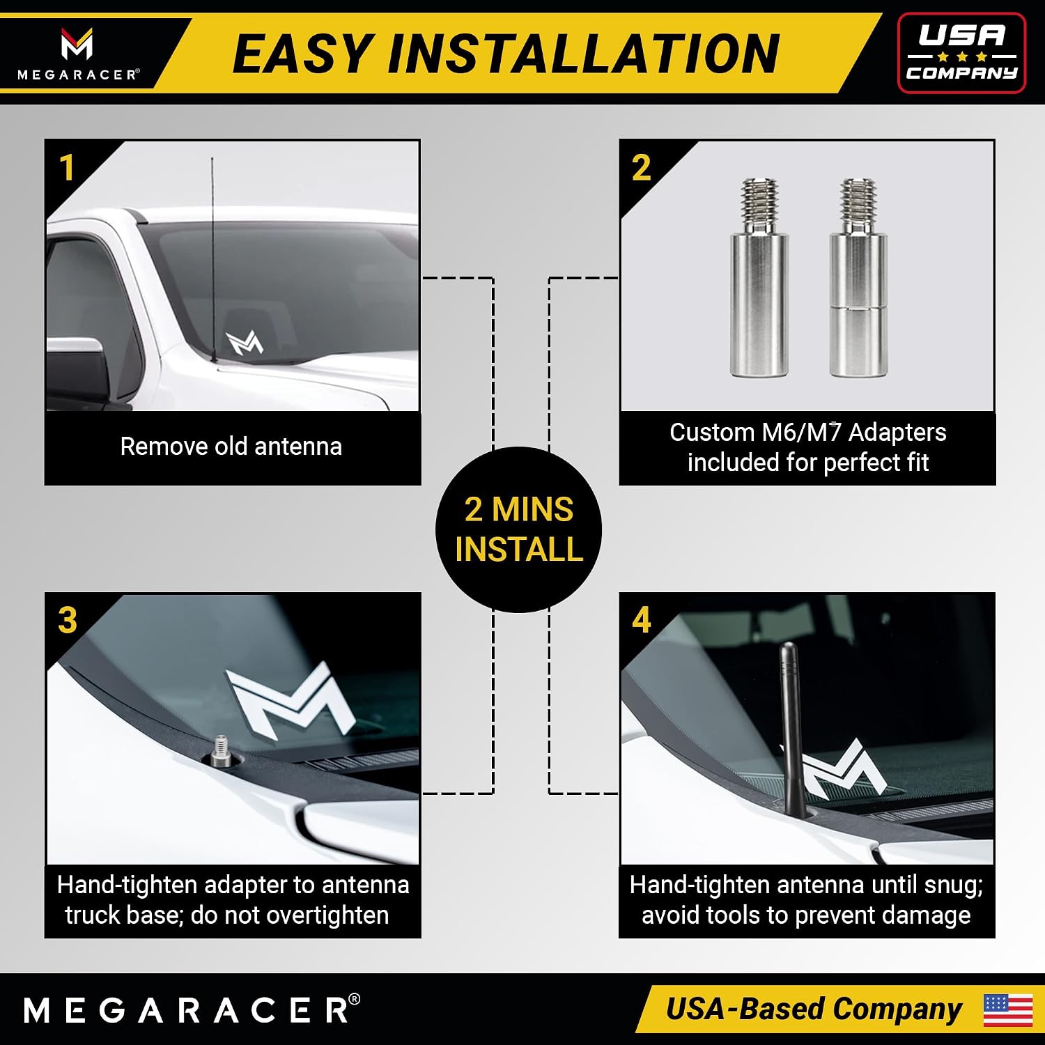 Thumbnail 6 de Mega Racer Truck Antenna, 4-Inch