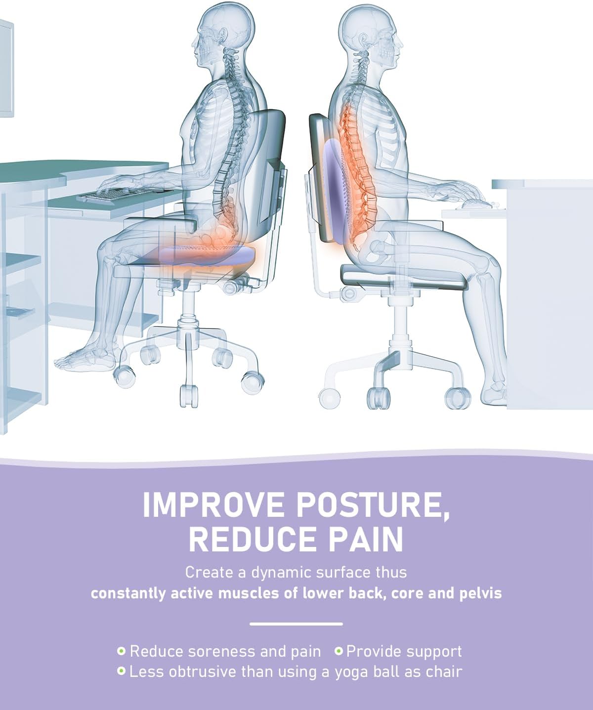 Thumbnail 3 de PhysKcal wobble balance seat 33cm