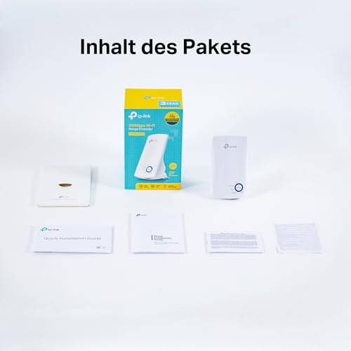 Detalle 2 de TP-Link TL-WA850RE WLAN-Verstärker – 300 Mbit/s, 2,4 GHz, App-Steuerung, LAN-Port, AP-Modus
