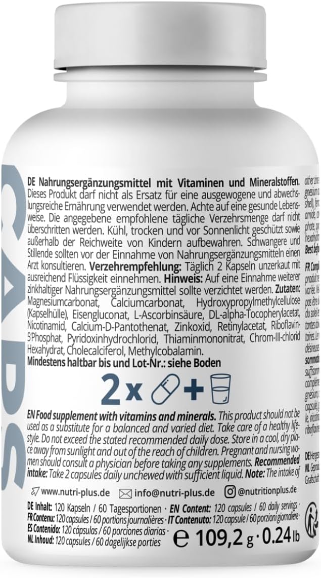 Thumbnail 5 de Nutri + Sport Essentials 120 Kapseln Vitamine đ