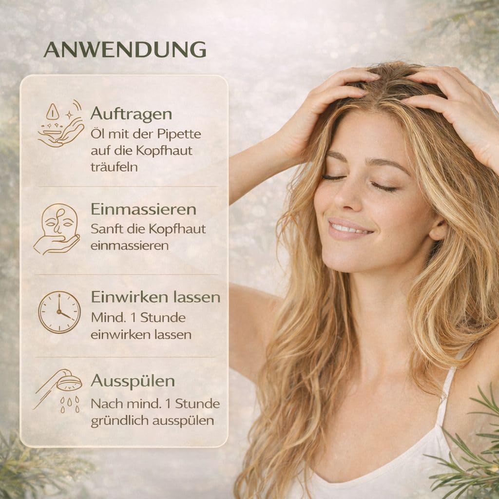 Detalle de Levrou Rosmarinöl Haare 60ml Bio Haaröl