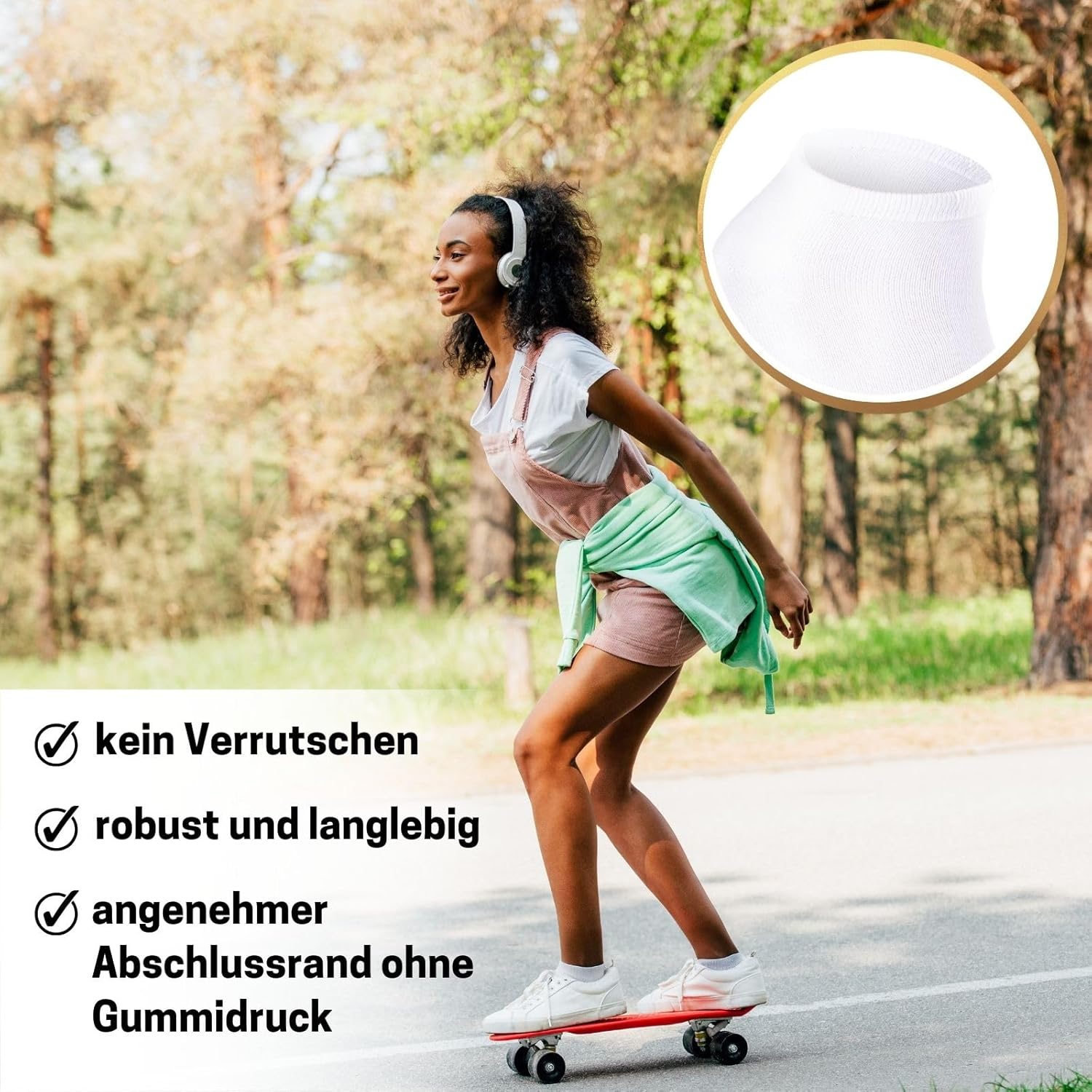 Thumbnail 4 de Sneaker Socken 10 Paar Kurze Baumwolle