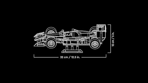 Detalle 2 de LEGO Icons McLaren MP4/4 e Ayrton Senna (10330): un modellino da costruire per intenditori e appassionati di F1