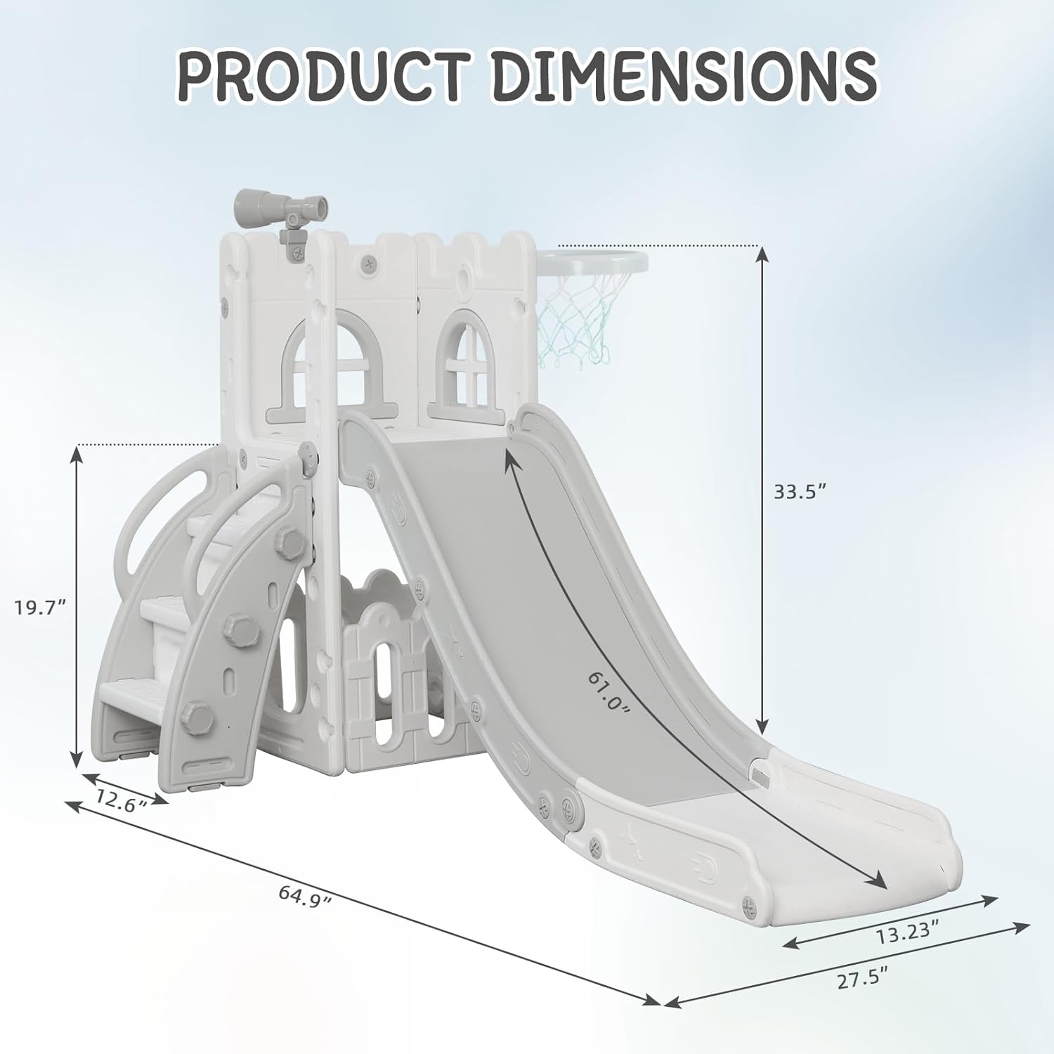 Detalle de LulliSpace Toddler Slide, 6-in-1