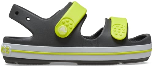 Detalle de Crocs Crocband Cruiser Sandal K: sandalia unisex infantil en Slate Grey (EU 36/37)