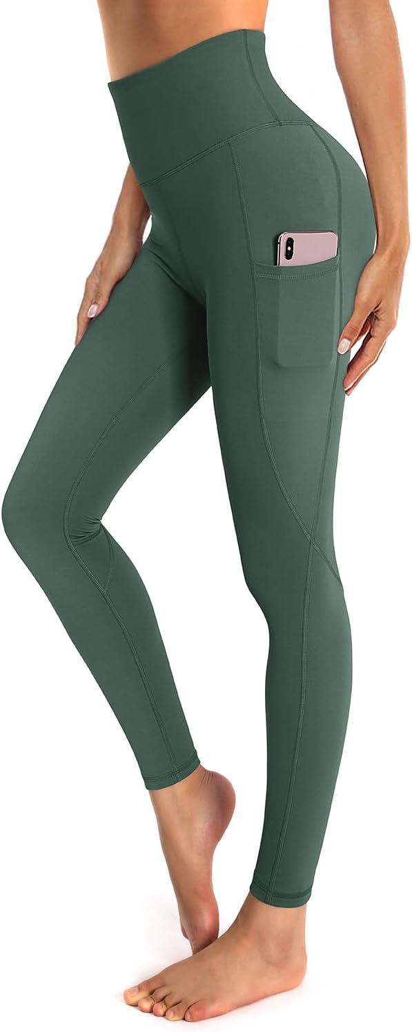 Detalle de OUGES Damen Sport Leggings High Waist Yogahose đ§â