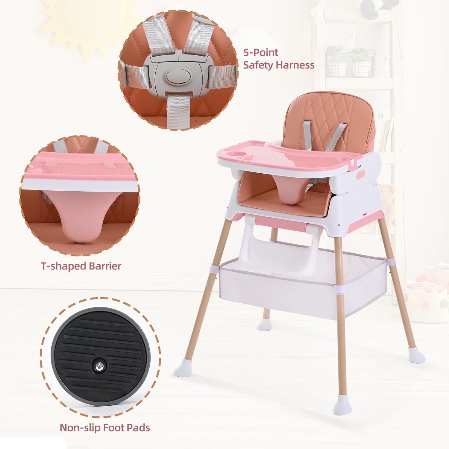 Thumbnail 6 de High chair booster 3 in 1 for 6 months