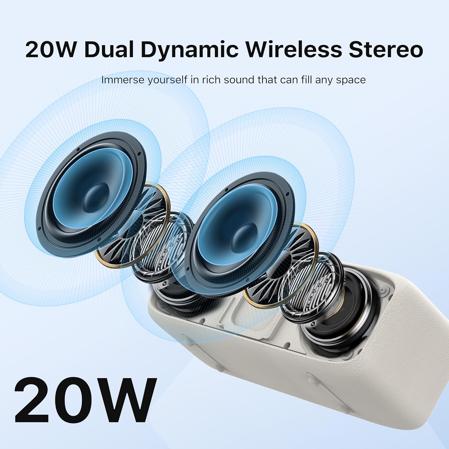 Thumbnail 1 de NOBIS Cassa Bluetooth 20W IP68: speaker portatile con TWS, 24h di riproduzione e chiamate vivavoce