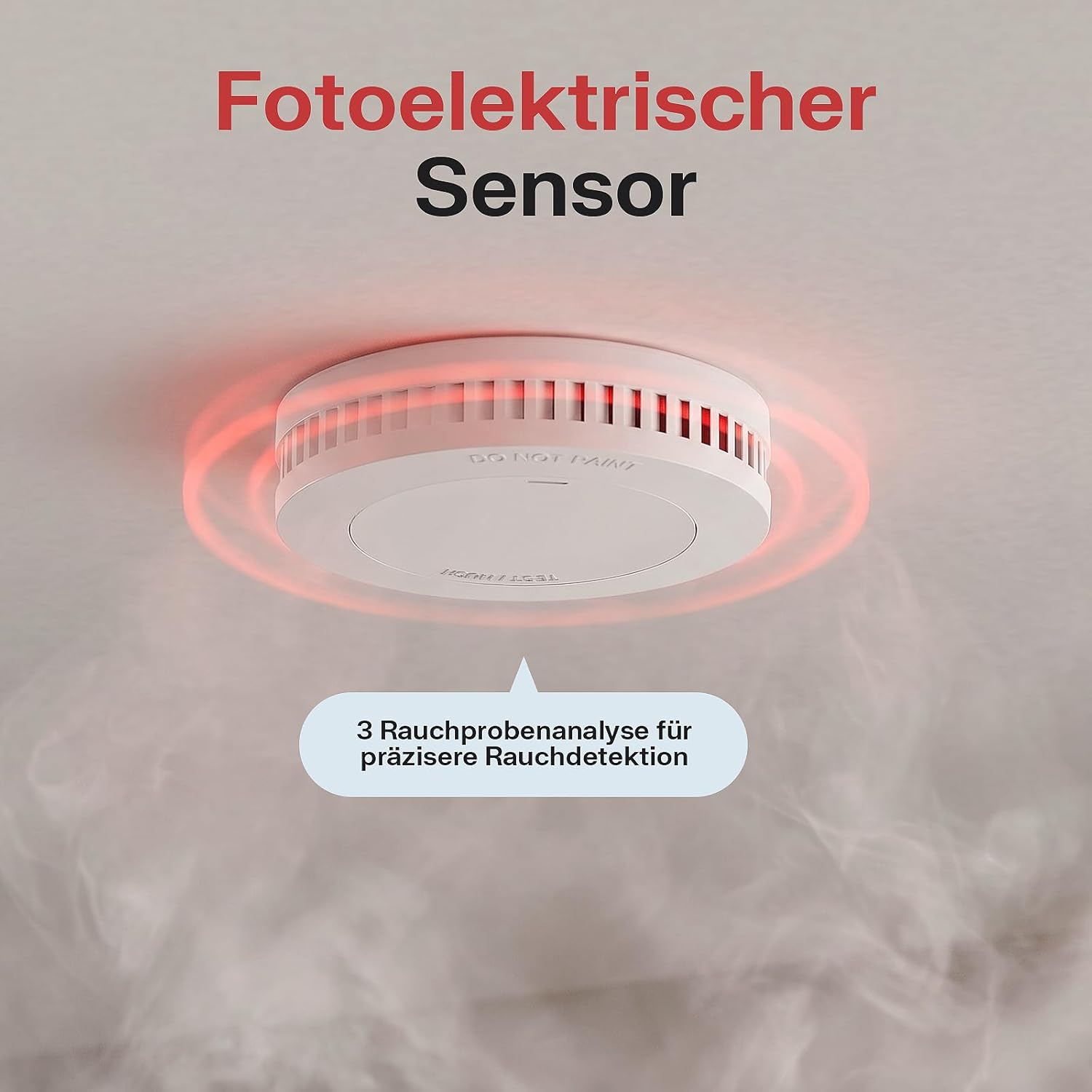 Thumbnail 3 de RUNIDUR Rauchmelder 10 Jahre Batterie – Mini Flacher Feuermelder, TÜV Rheinland Zertifiziert (6 Stück)