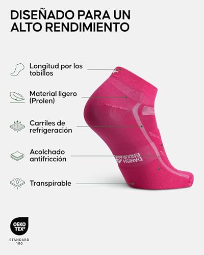 Detalle 2 de Chaussettes DANISH ENDURANCE pour vélo, 3 paires ⚙