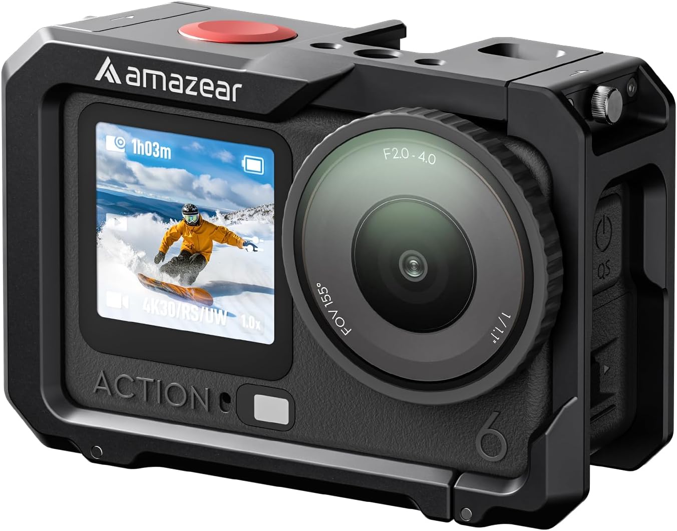 Detalle de AMAZEAR Kamerakäfig für DJI Osmo Action 6 Schutzrahmen