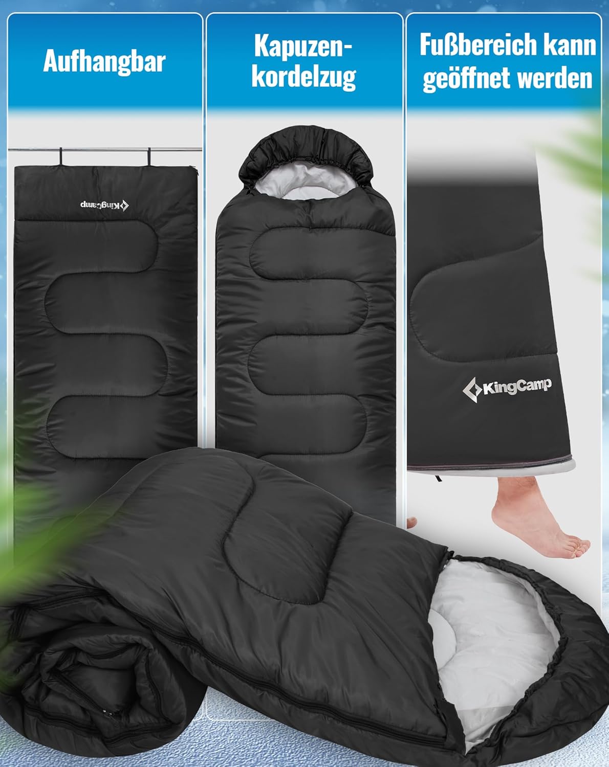 Thumbnail 5 de KingCamp KingCamp Schlafsack 12°C XL