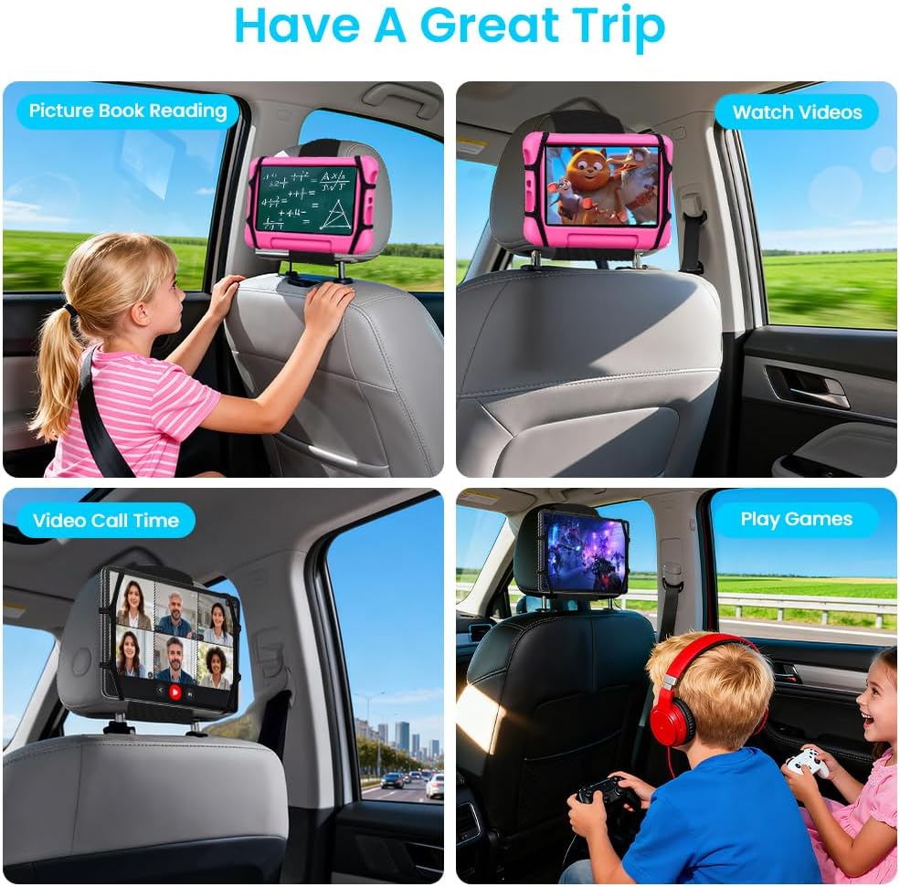 Thumbnail 6 de URAQT Upgraded Car Headrest Mount Holder for Tablets (7–11 inch)