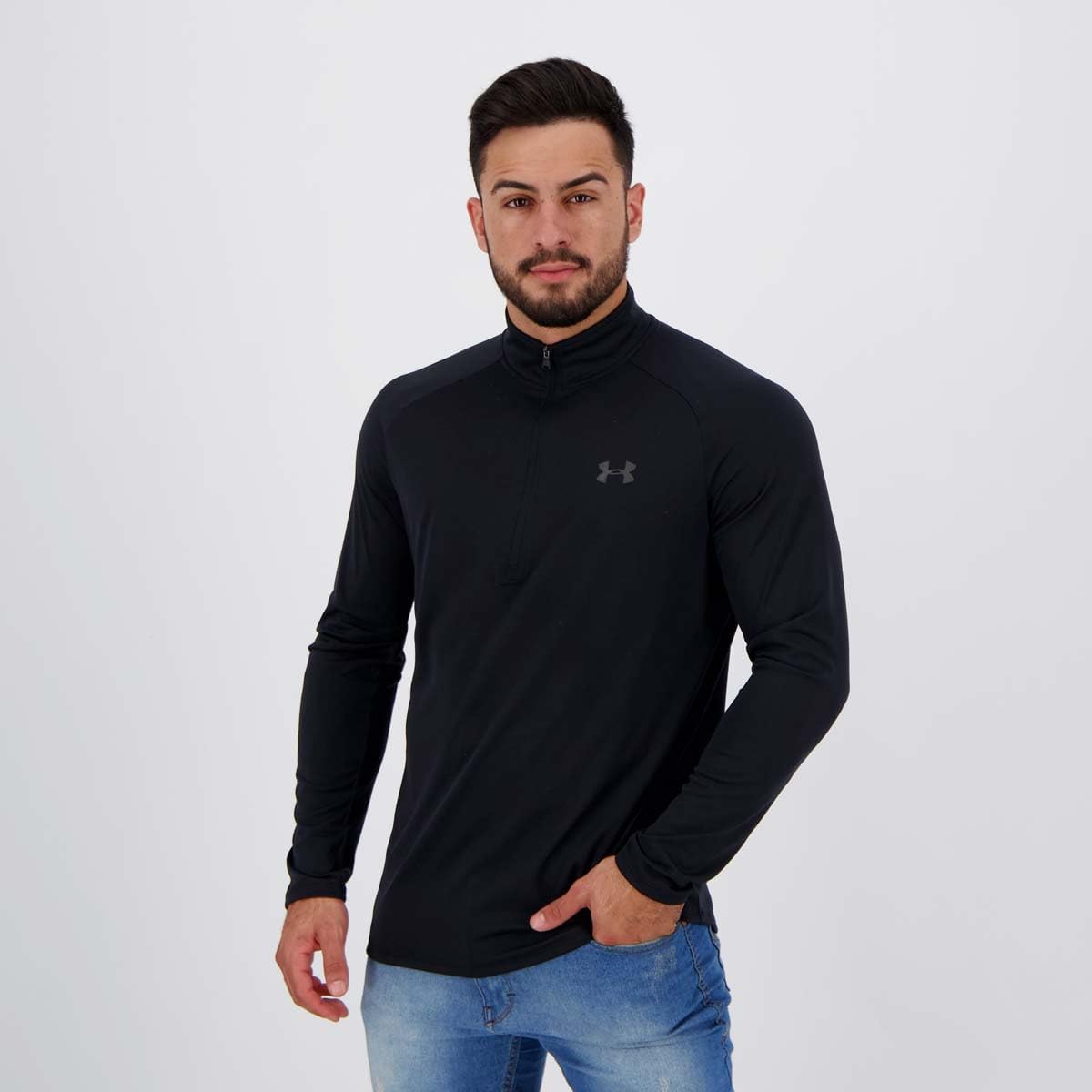 Thumbnail 3 de Under Armour Tech 2.0 1/2 Zip - Haut à manches longues pour homme (Lot de 1)