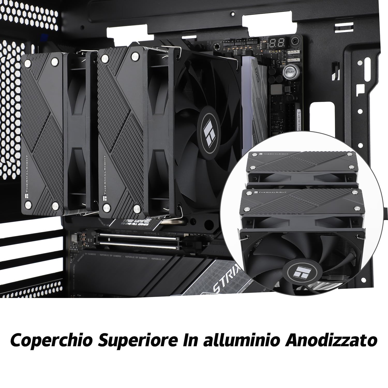 Detalle de TR Phantom Spirit 120 raffreddamento CPU