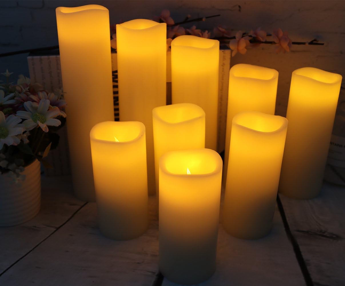 Thumbnail 2 de Vinkor Flameless Candles 24-Hour Timer 🕯