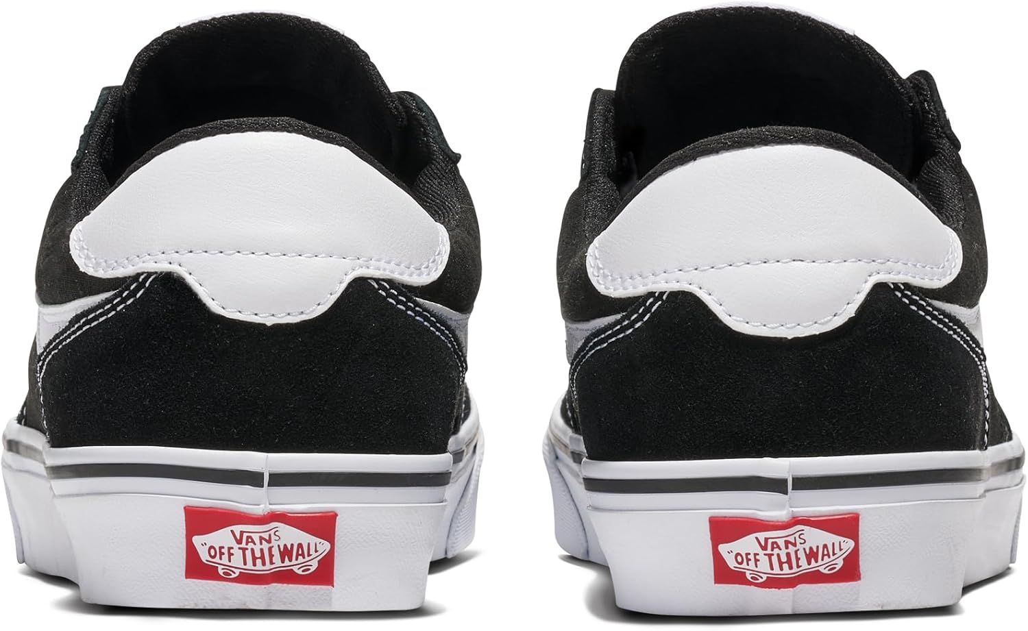 Detalle 1 de Vans Brooklyn LS Suede Canvas Black White 42