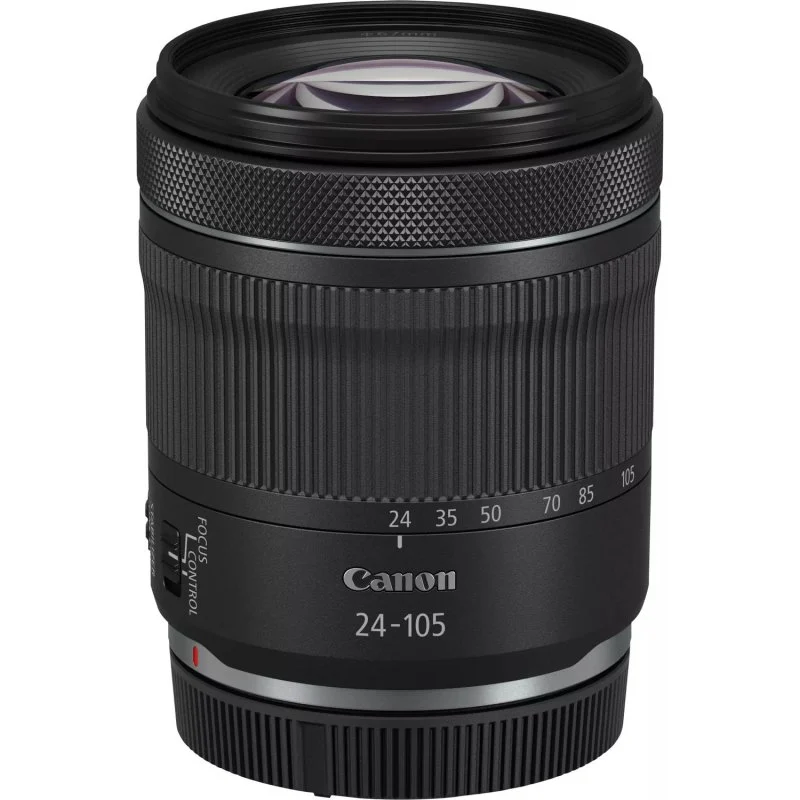 Detalle de Canon RF 24-105mm F4-7.1 objetivo 5 pasos IS