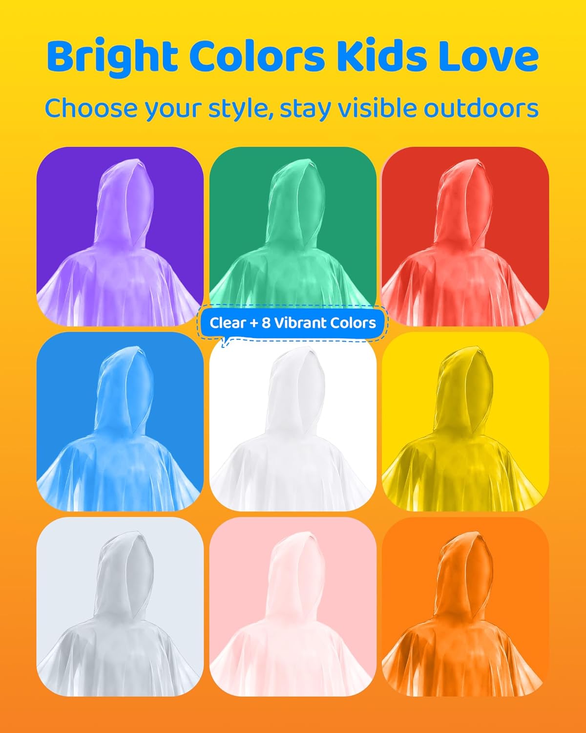 Thumbnail 3 de Kids rain poncho pack, 6 to 24