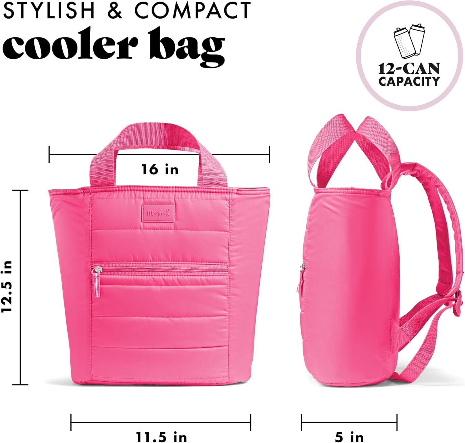 Thumbnail 1 de Fit & Fresh Carefree Cooler Collection Cooler Tote & Mini Sling Bag (Insulated, Leakproof, Water-Resistant)