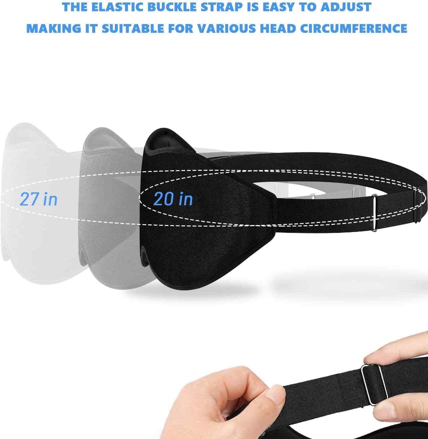 Thumbnail 5 de Albatross Health New England 3D-slaapmasker met verstelbare band en ademend traagschuim