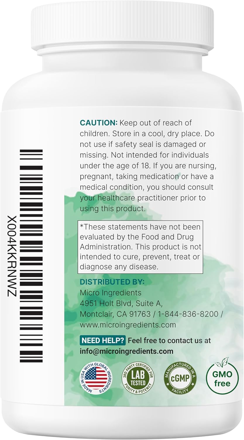 Thumbnail 6 de Micro Ingredients Digestive Enzyme Supplement, 240 Veggie Capsules