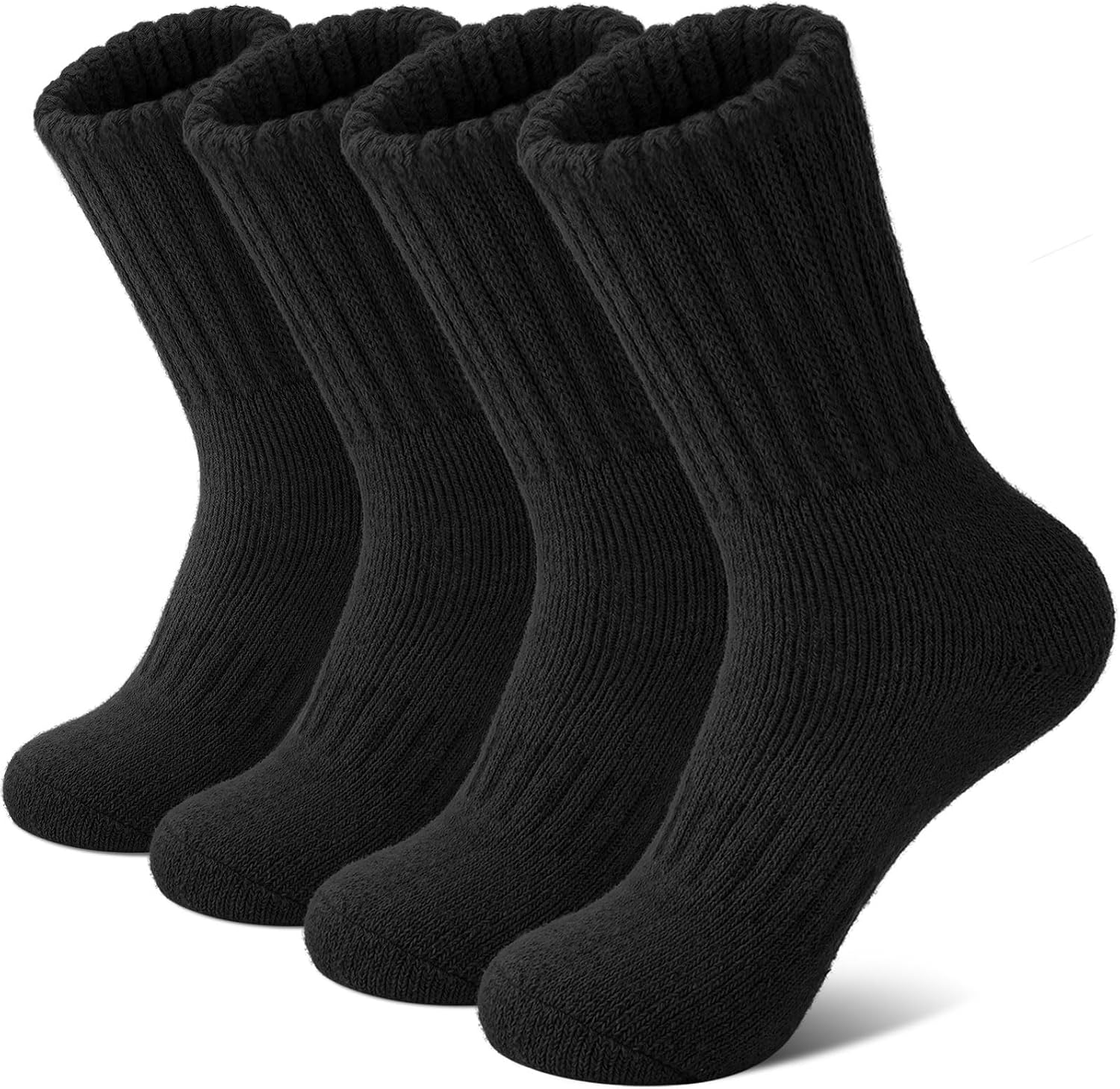 Detalle de Senker Women's Wool Socks, 4-Pair Set