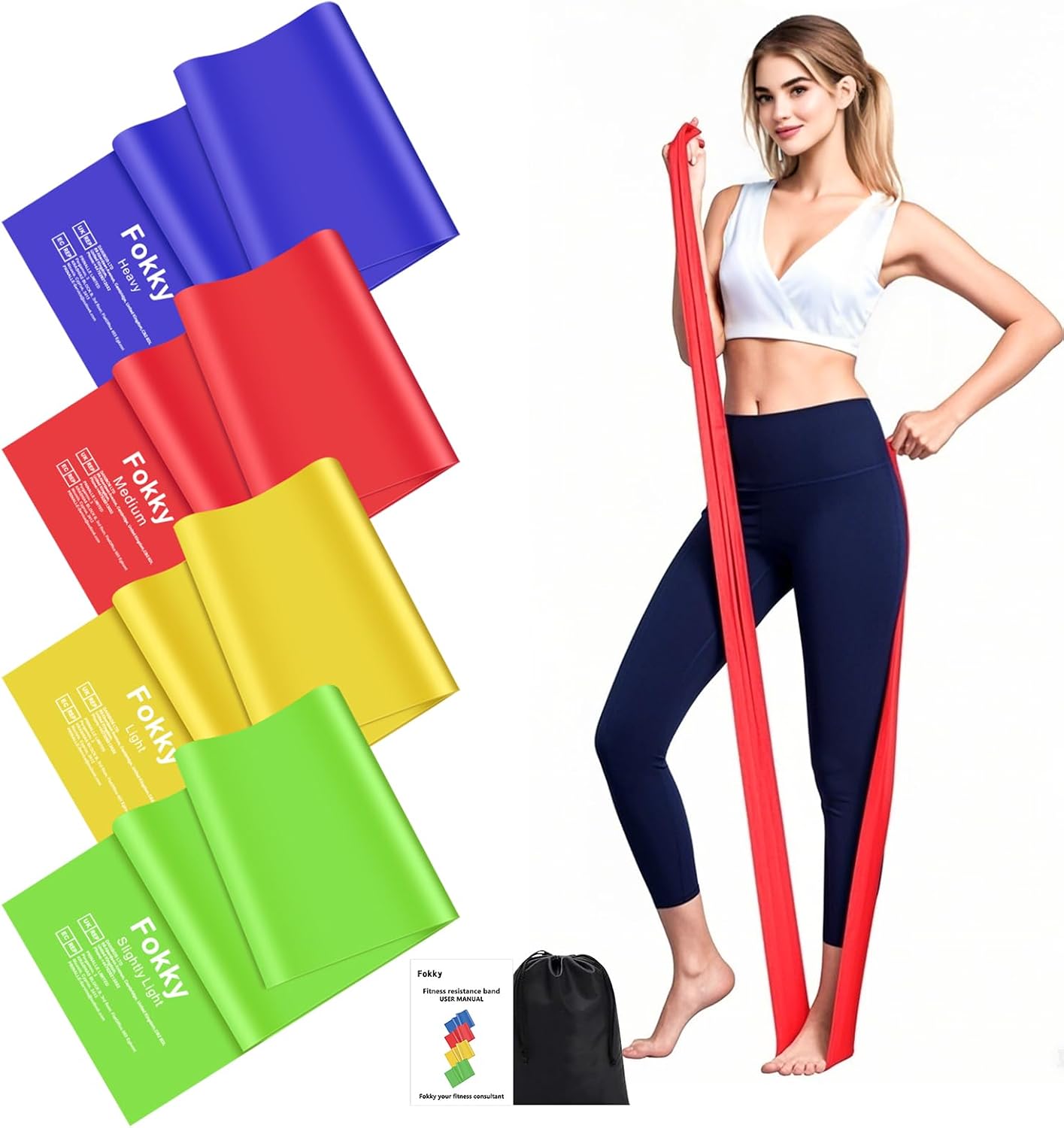 Detalle de Fokky 2M Resistance Band with 4 levels ๐งโ