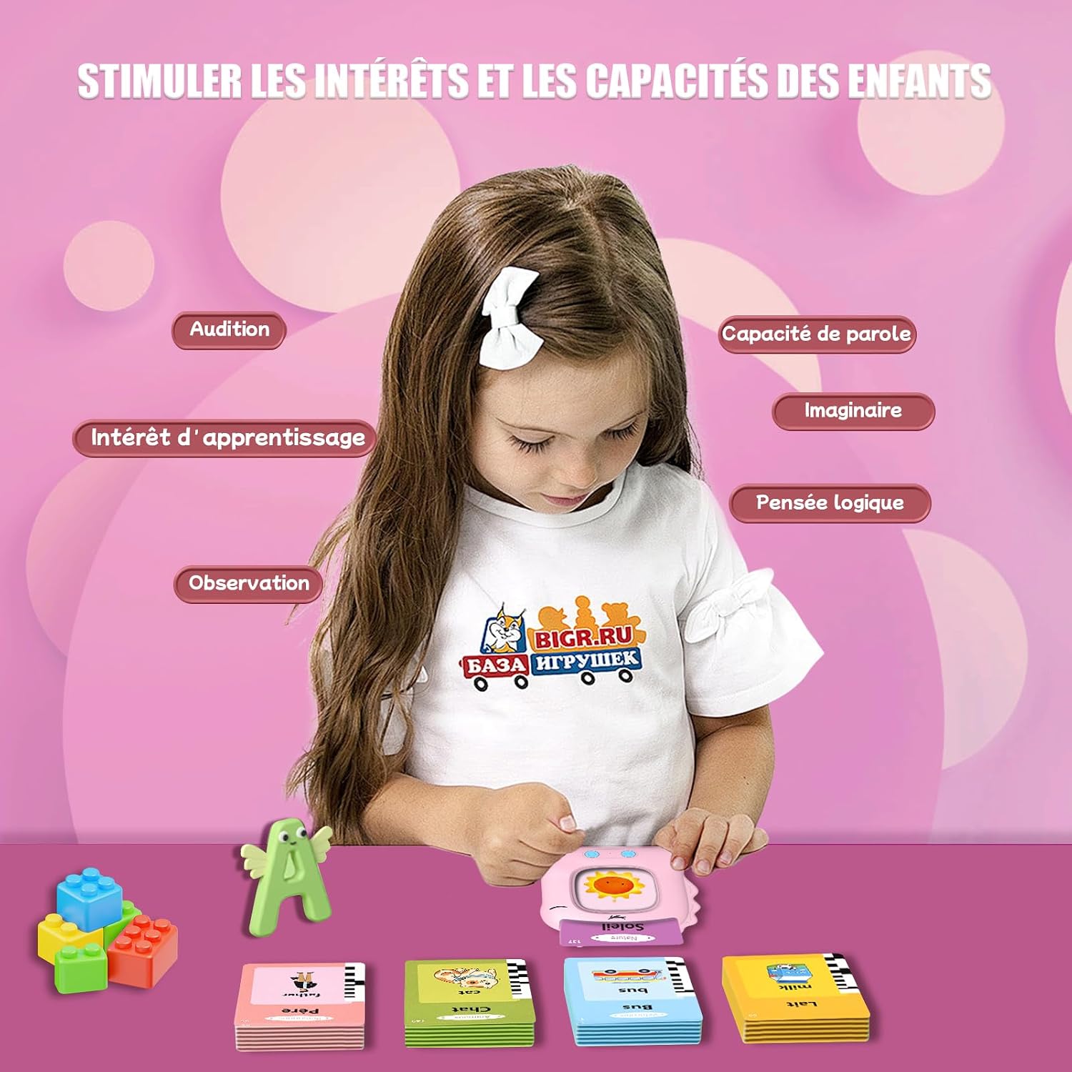 Detalle 2 de Cartes Flash Parlantes 112 cartes 🎓