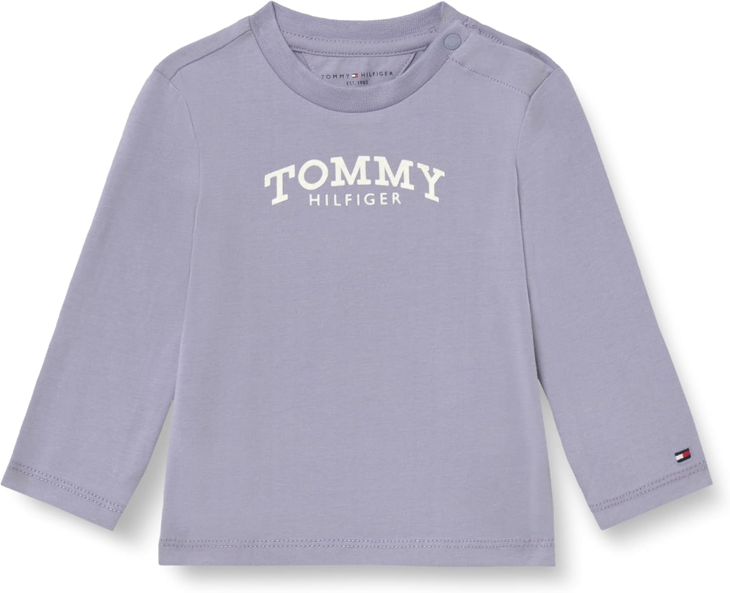 Detalle de Tommy Hilfiger Unisex Monotype Logo Tee L/S (Kn0kn02147)