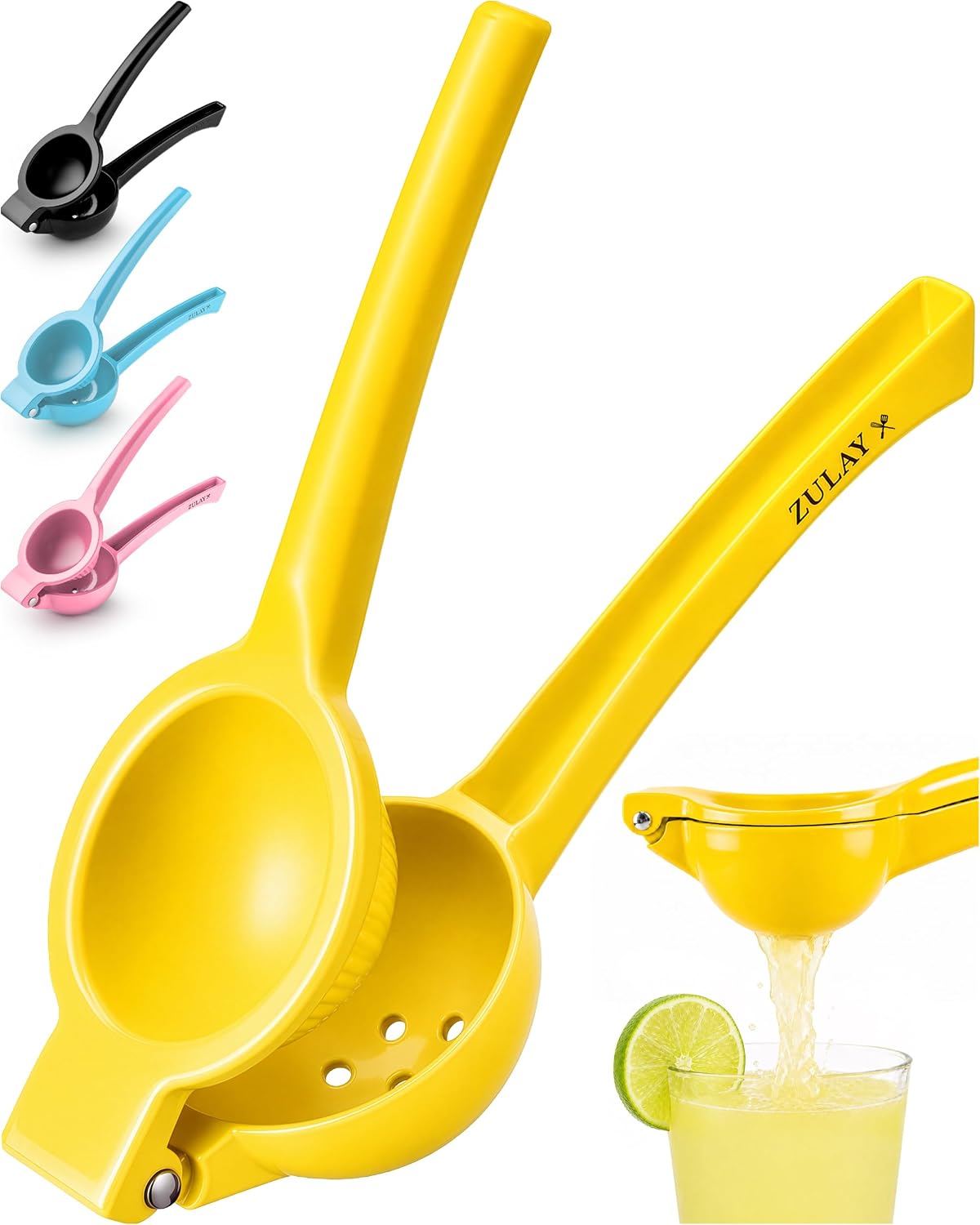 Detalle de Zulay Kitchen Lemon Squeezer, Aluminum