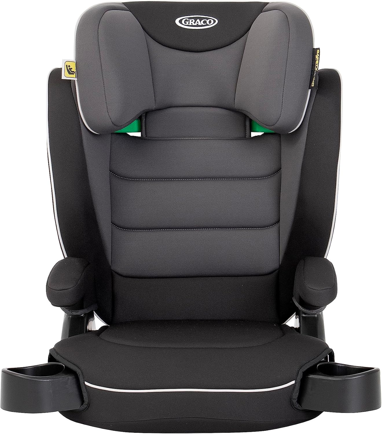 Detalle de Graco Logico L i-Size R129 Rialzo con schienale alto Midnight: seduta leggera e sicura per 100–150 cm