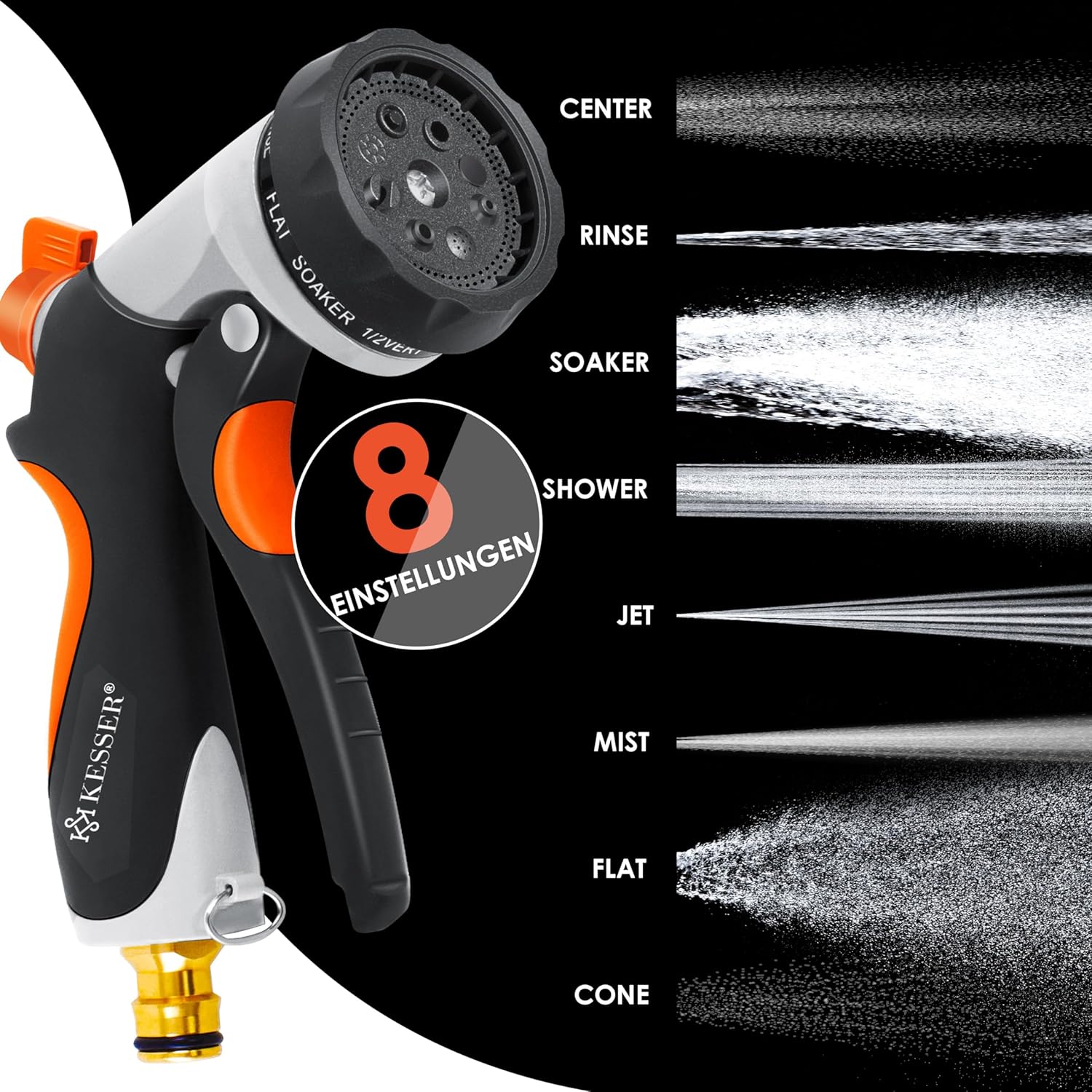 Thumbnail 4 de KESSER Premium Flexibler Gartenschlauch 3fach-Dehnung