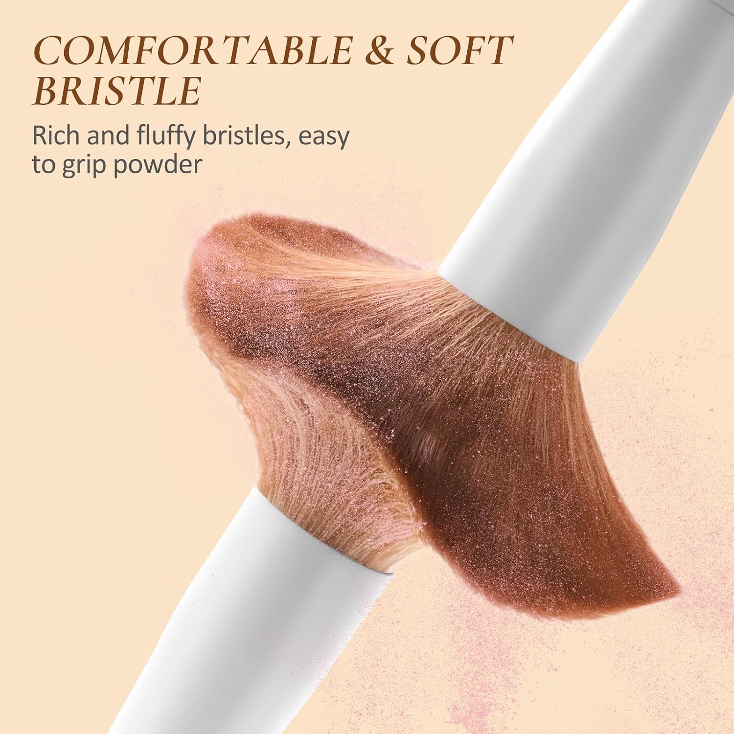 Thumbnail 2 de LUXBRU 20-Piece Makeup Brush Set with Case: Foundation, Powder, Eyes, Brows & More