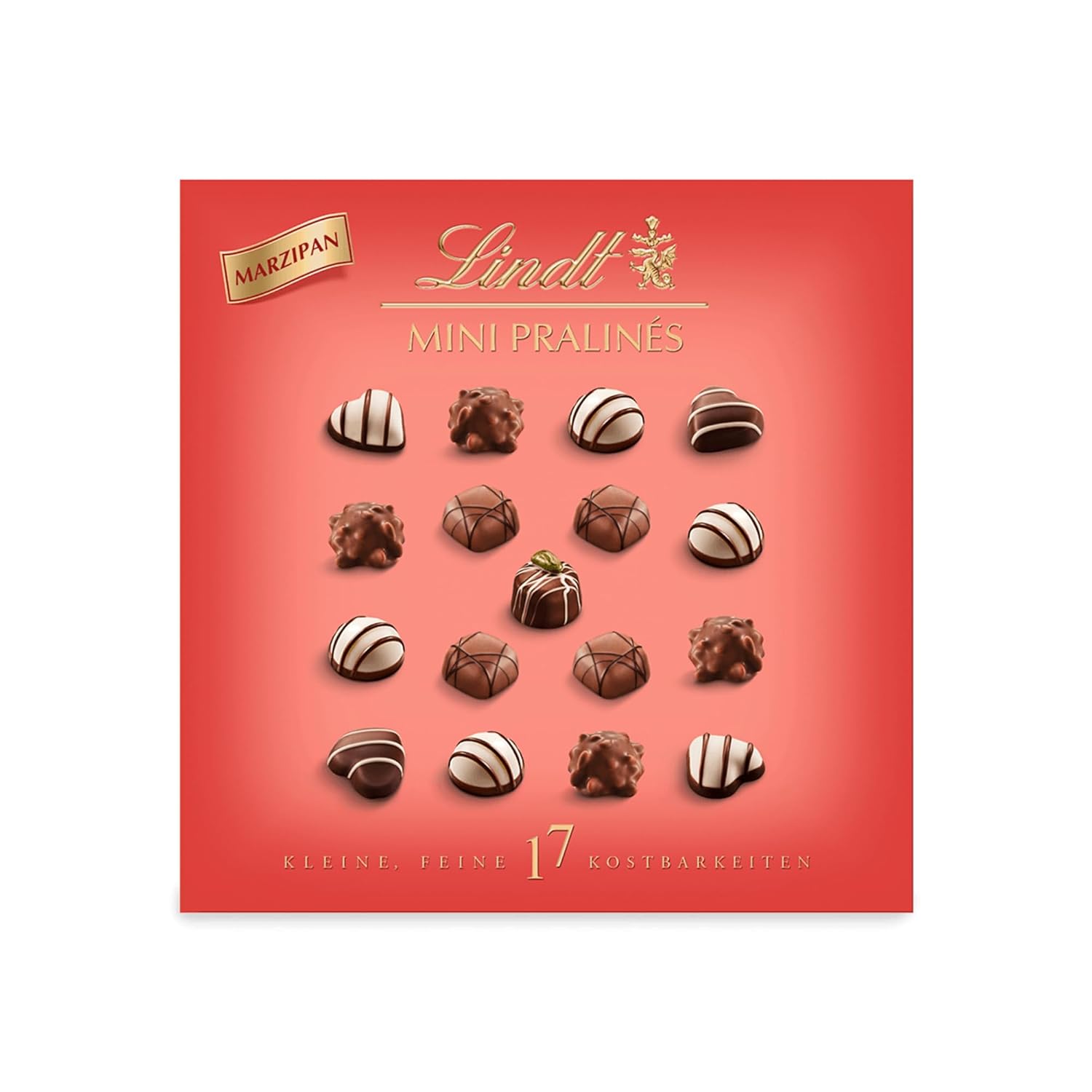 Thumbnail 6 de Lindt Marzipan Mini Pralinés in der 163-g-Pralinenschachtel (32 Sorten/Pralinen, 6 Varianten)