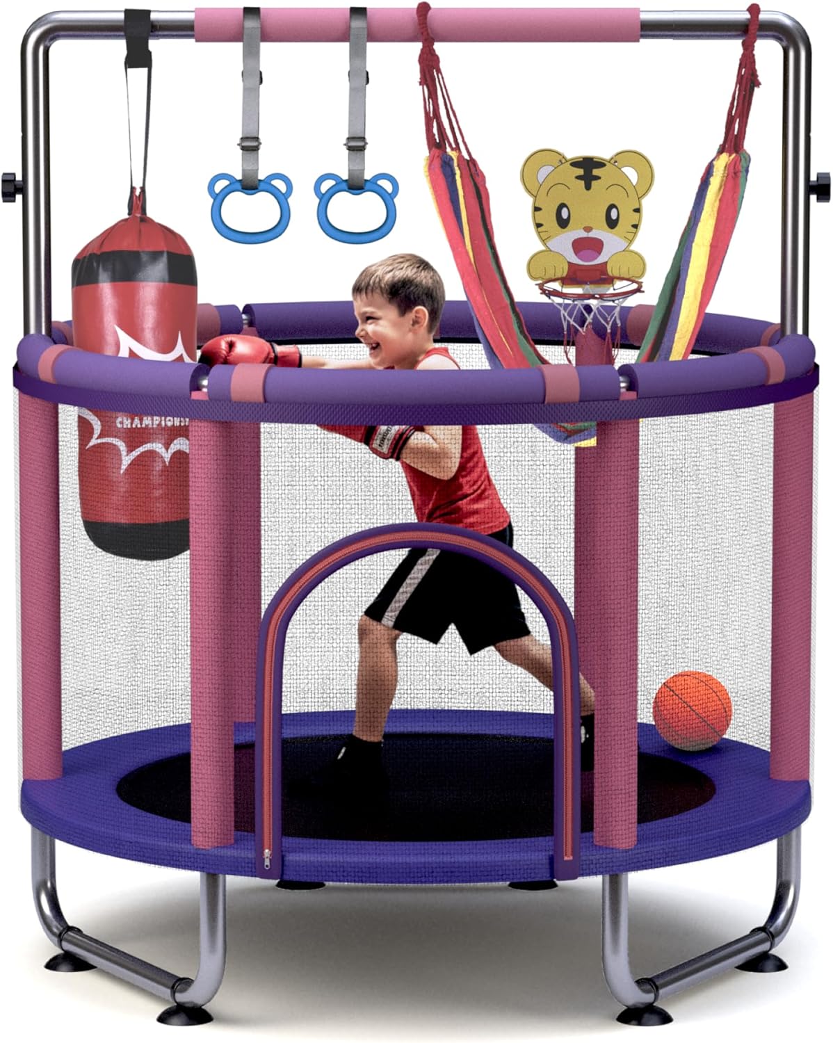 Thumbnail 6 de Trampoline for Kids 55inch Toddler Mini with 4-in-1 Play Accessory Set