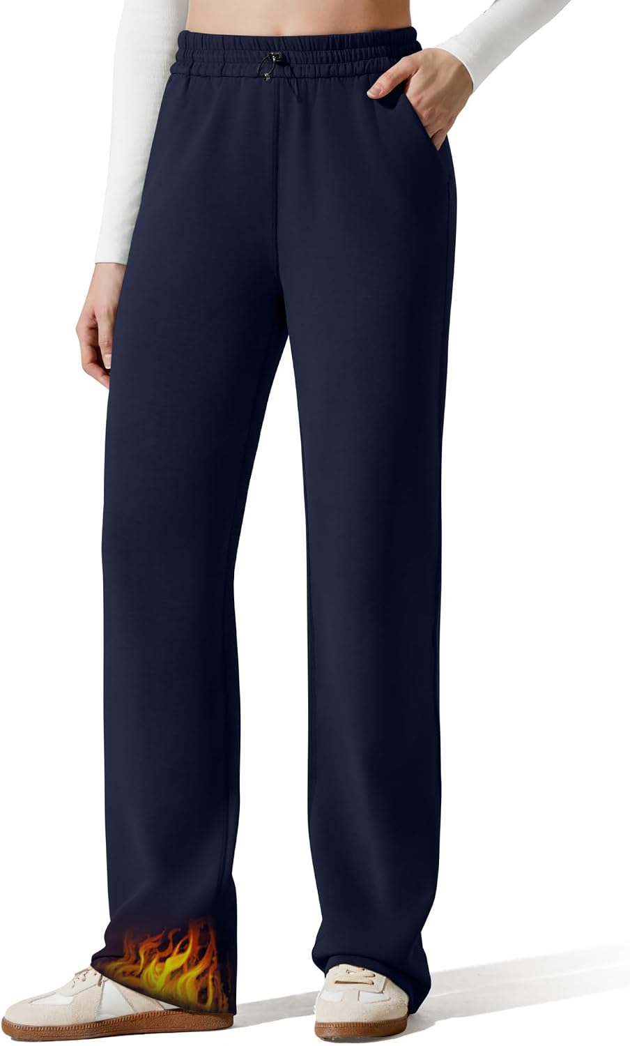 Detalle de G4Free Women's Fleece-Lined Sweatpants