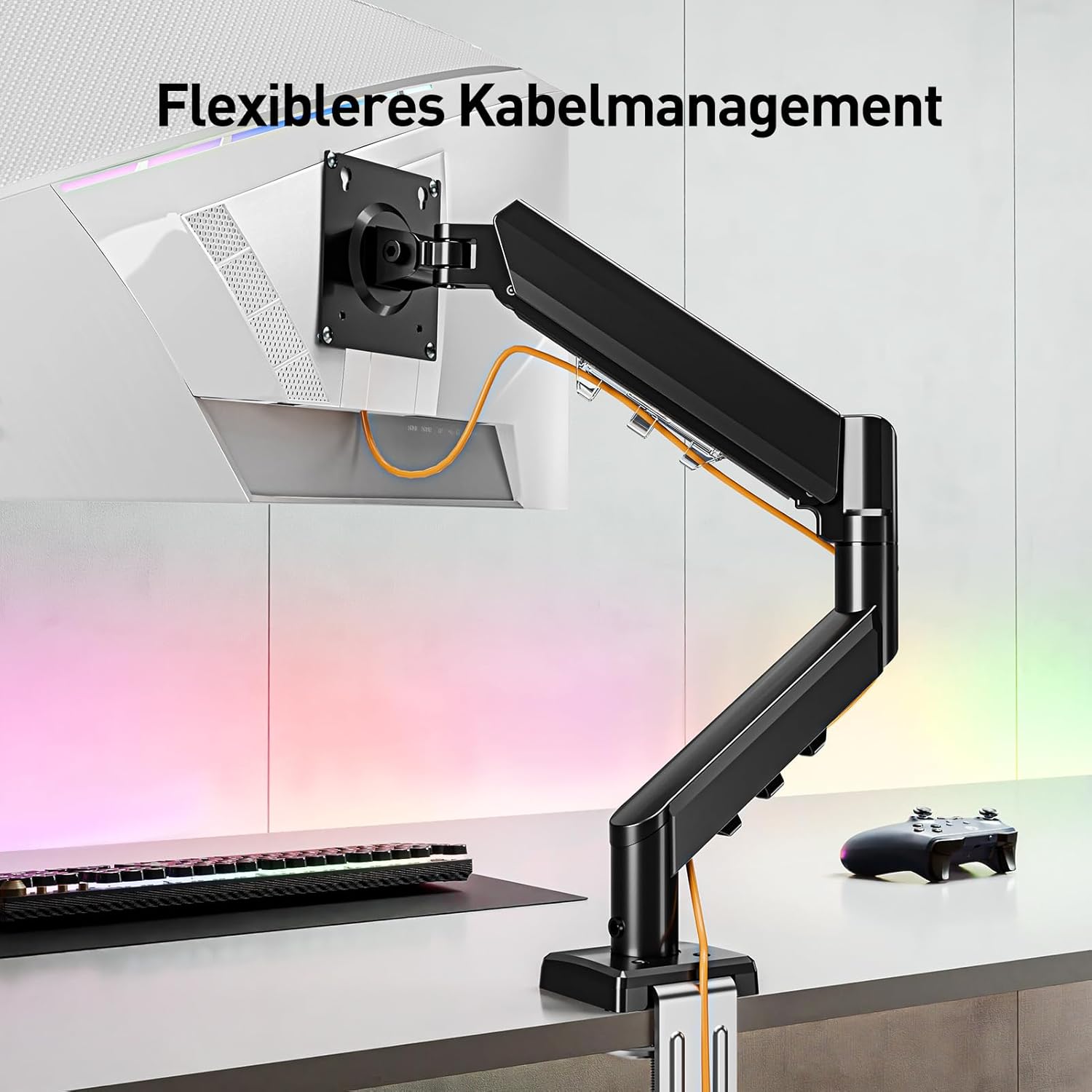 Thumbnail 4 de ELIVED Monitorhalterung EV6013B-DE – 13–32 Zoll, 2–9 kg, VESA 75/100 mm, Gasfeder