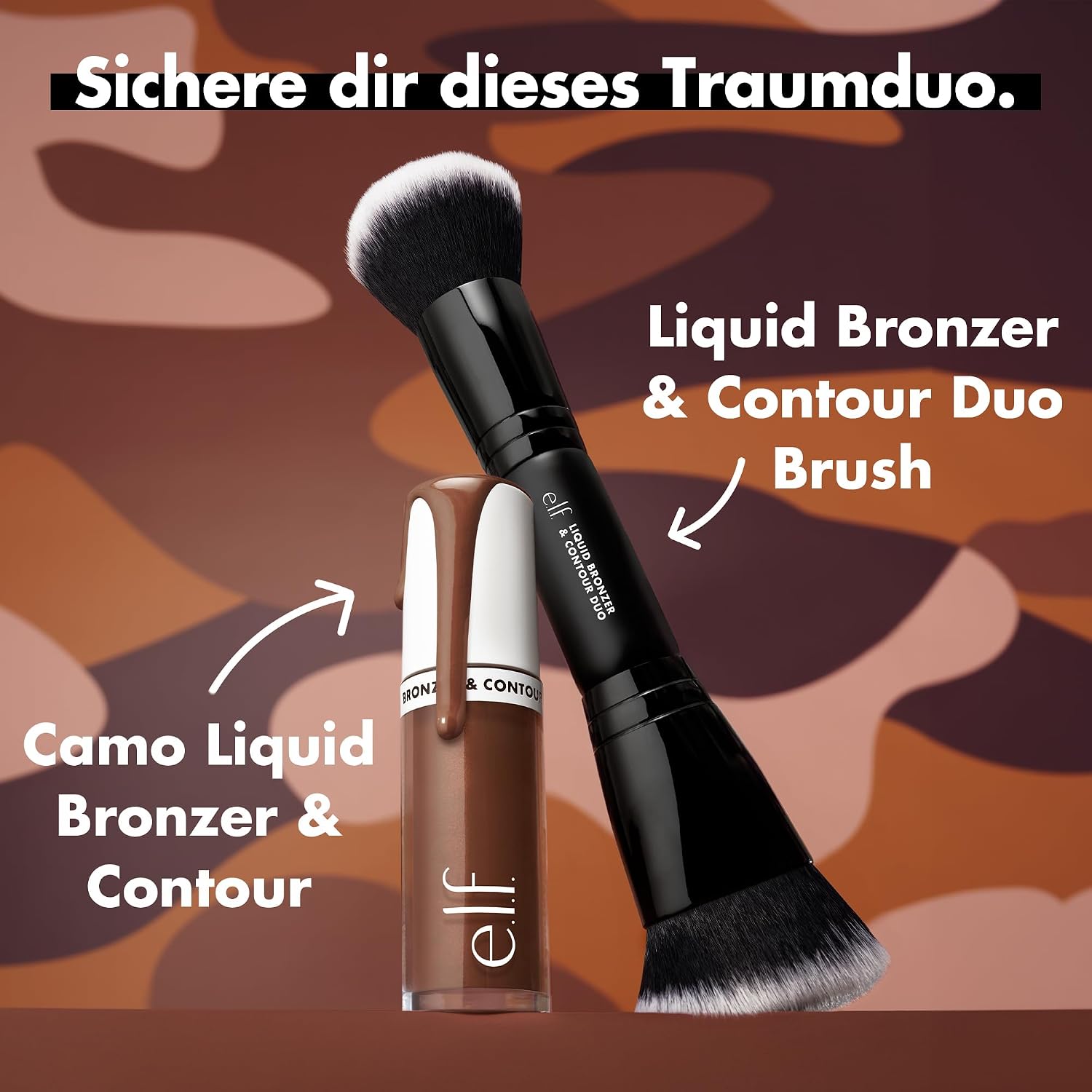 Thumbnail 4 de e.l.f. Camo Liquid Bronzer & Contour (8 Deep) – hochpigmentierter flüssiger Bronzer & Kontur mit natürlichem Glow