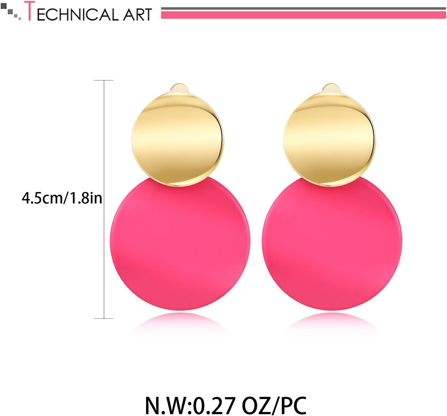 Thumbnail 5 de LILIE&WHITE Boucles Clip Dorées Élégantes