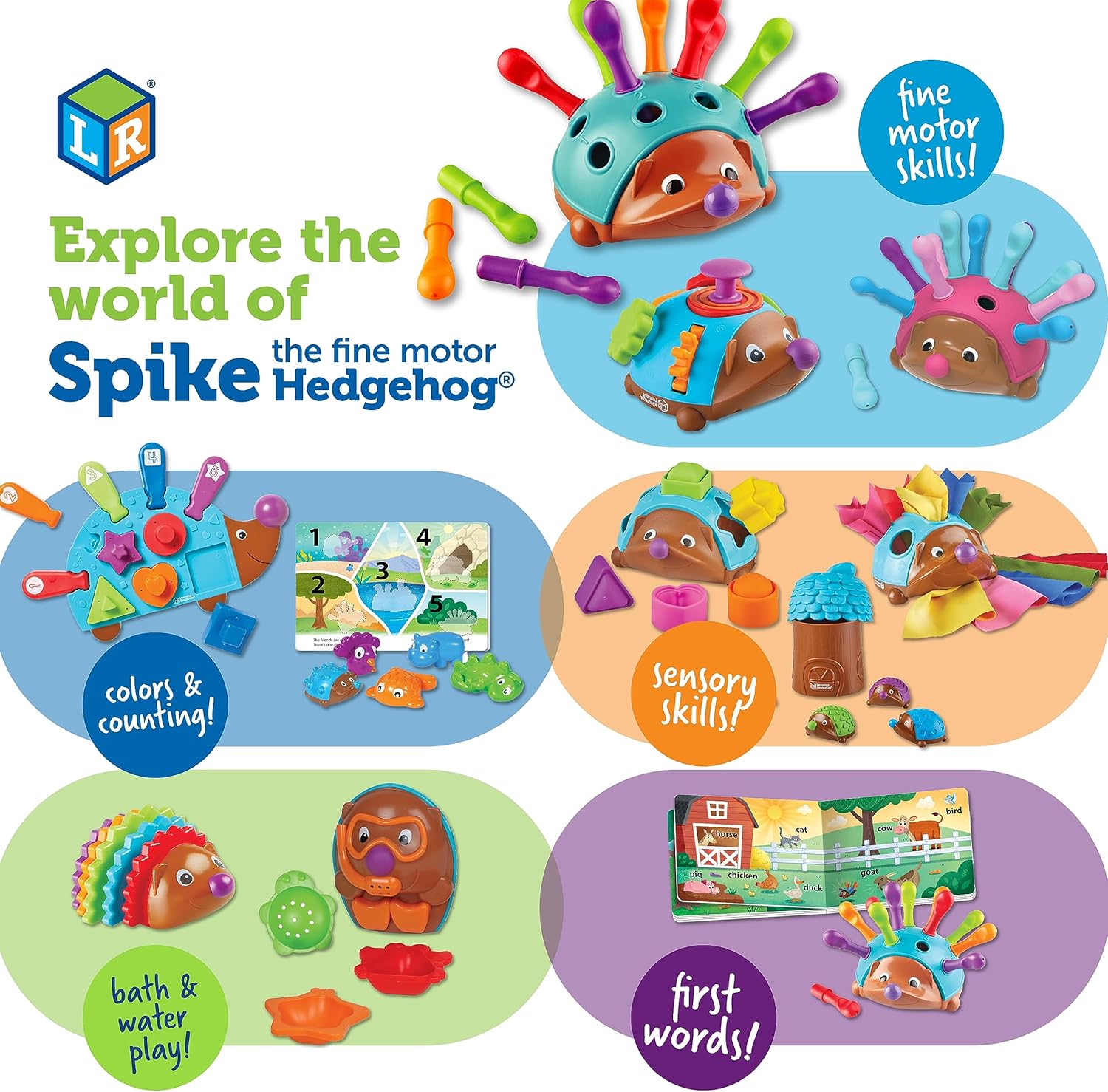 Thumbnail 6 de Spike and Friends Counting & Colours Book Set by Learning Resources