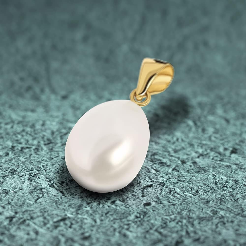 Thumbnail 1 de Miore MAP46Y Pendentif Femme en Or Jaune 750/1000 avec Perles de Chine Blanches