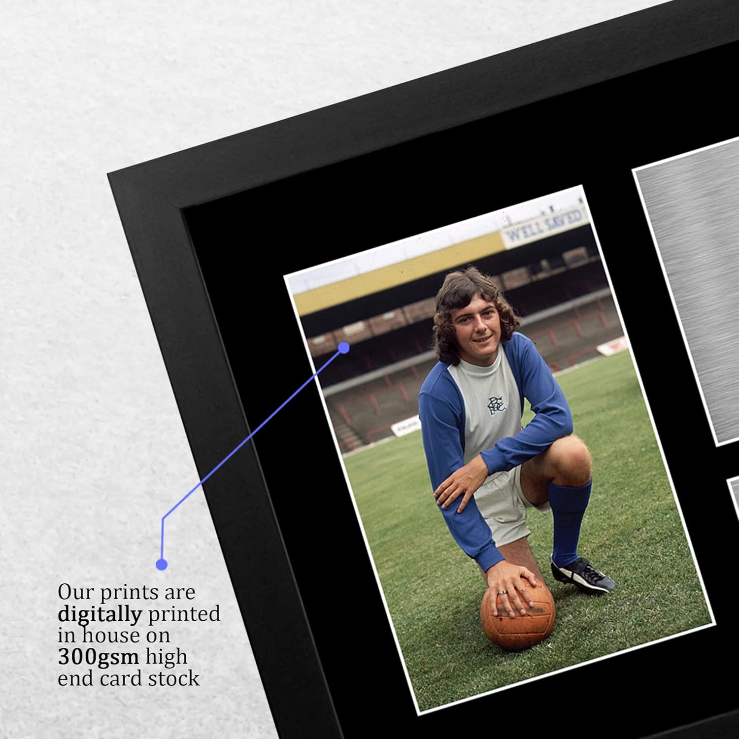 Thumbnail 3 de HWC Trading A4 Framed Signed Trevor Francis Birmingham City Autograph Picture (Gift-ready)