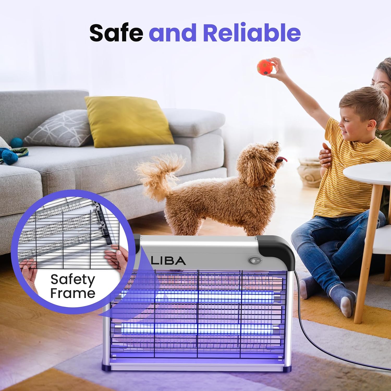 Detalle de LiBa Electric Bug Zapper 2800V ⚡🪰