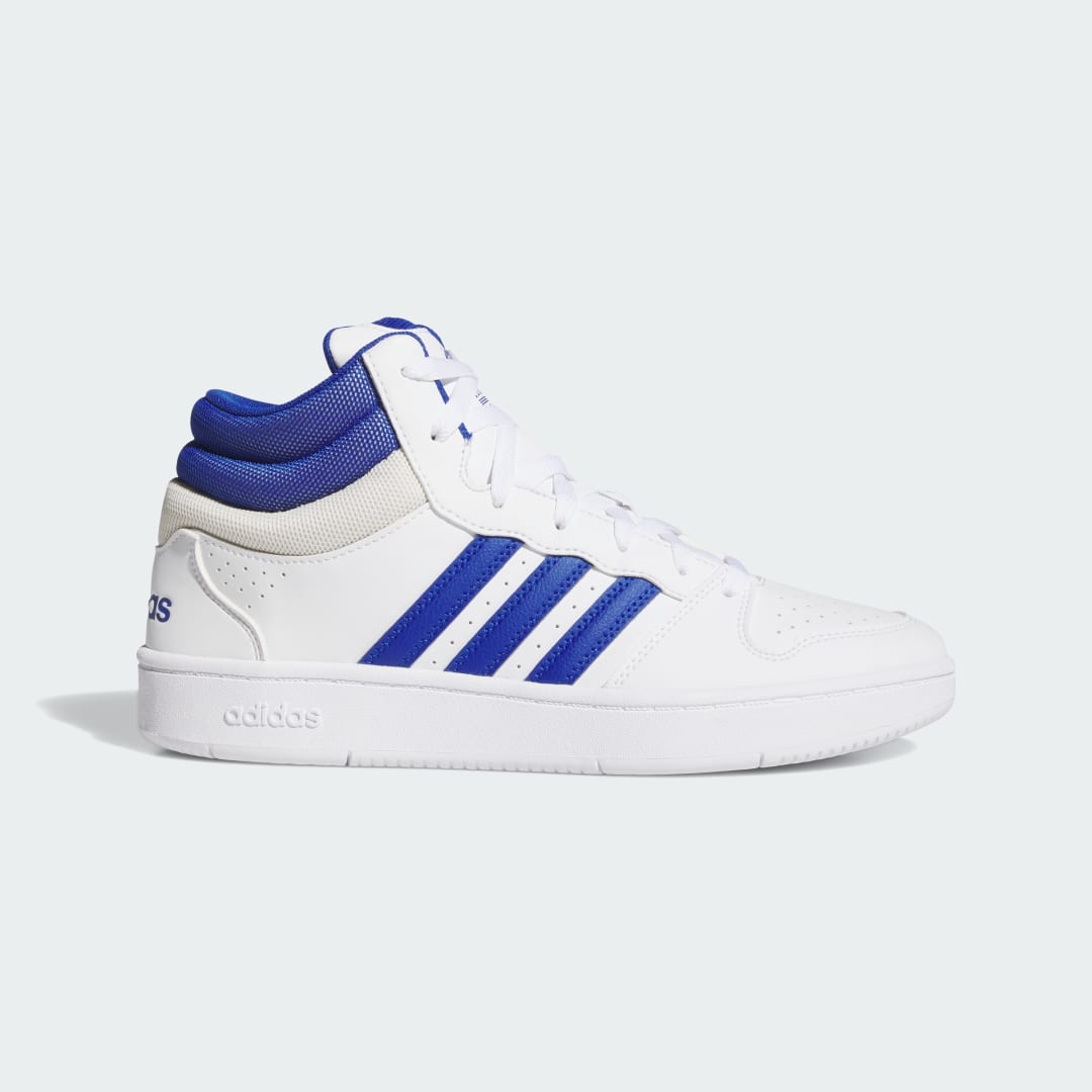 Detalle de Adidas Zapatilla de media caña Hoops Classic en blanco