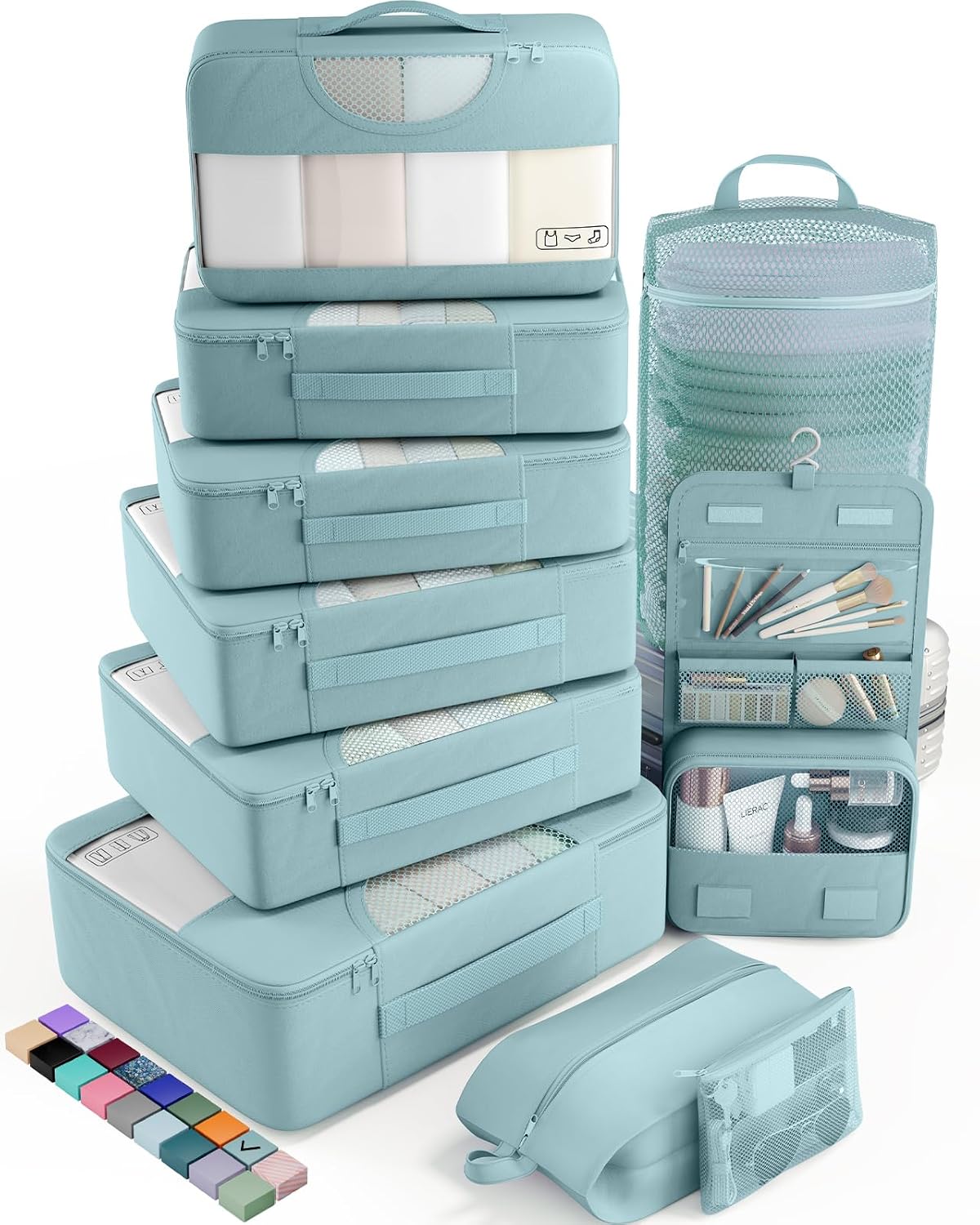 Thumbnail 6 de Veken 8 Set Packing Cubes