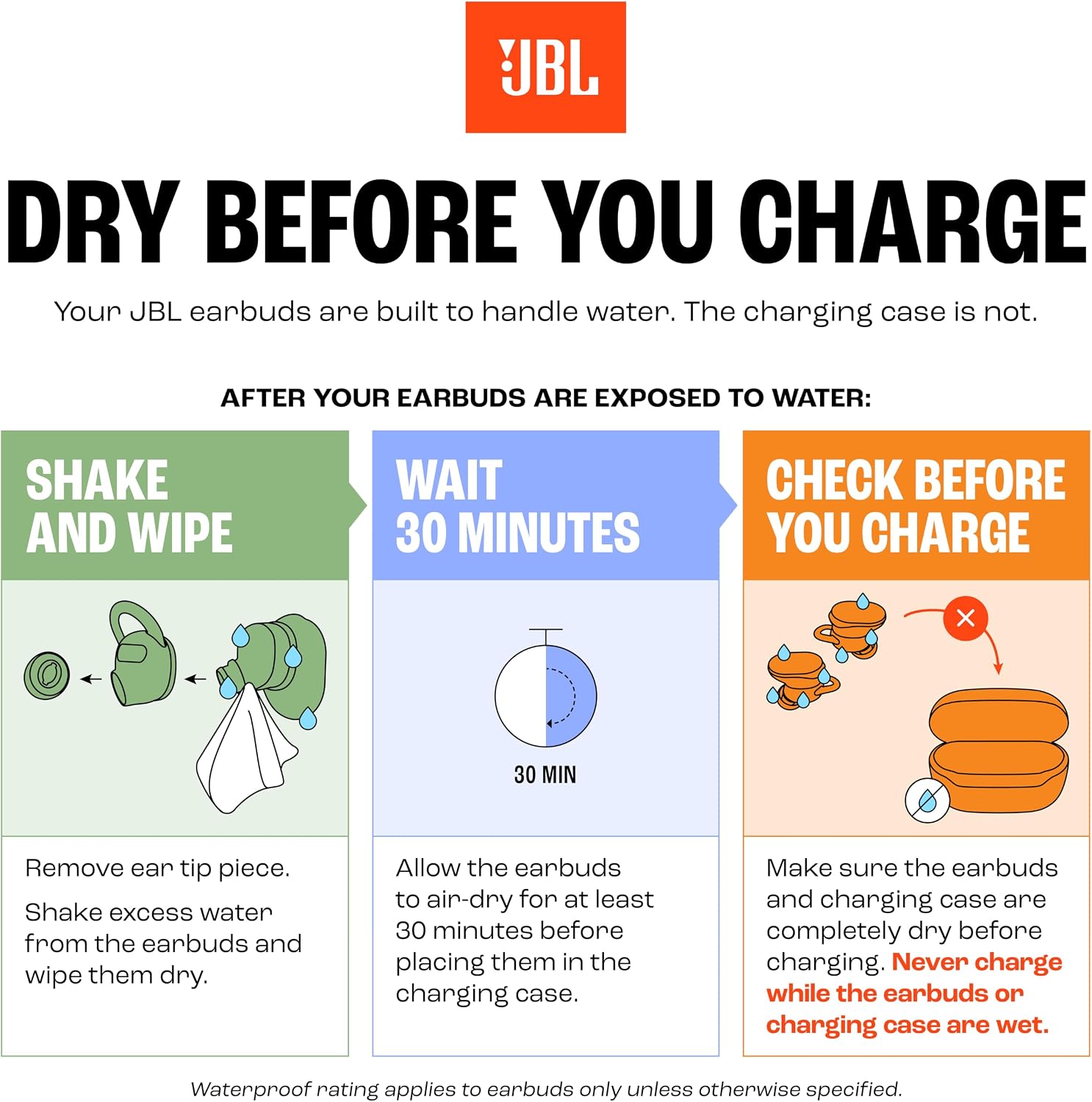 Detalle de JBL wireless earbuds Endurance Race 2